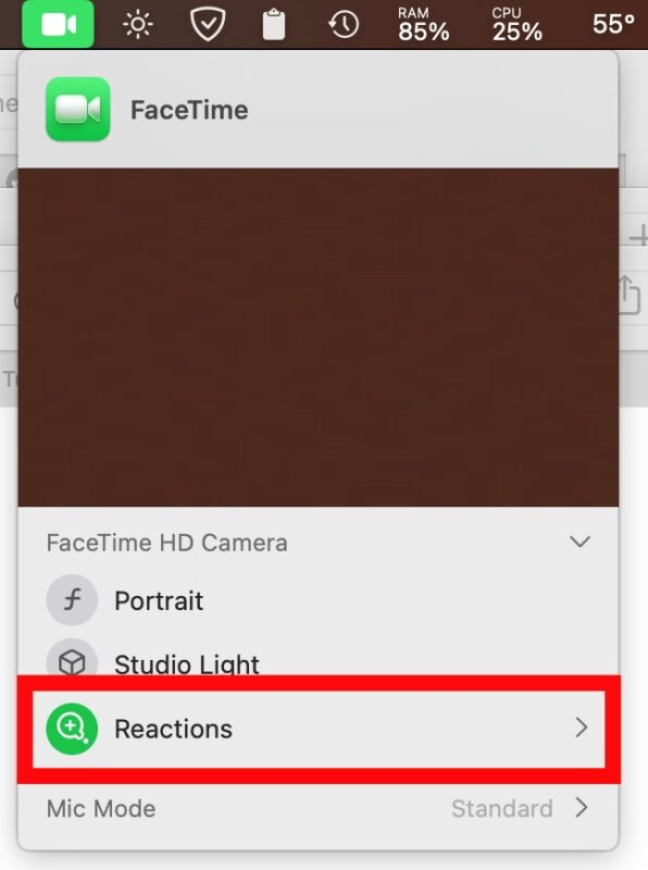 How to turn off FaceTime Reaction gestures on Mac and how to turn them back on again too