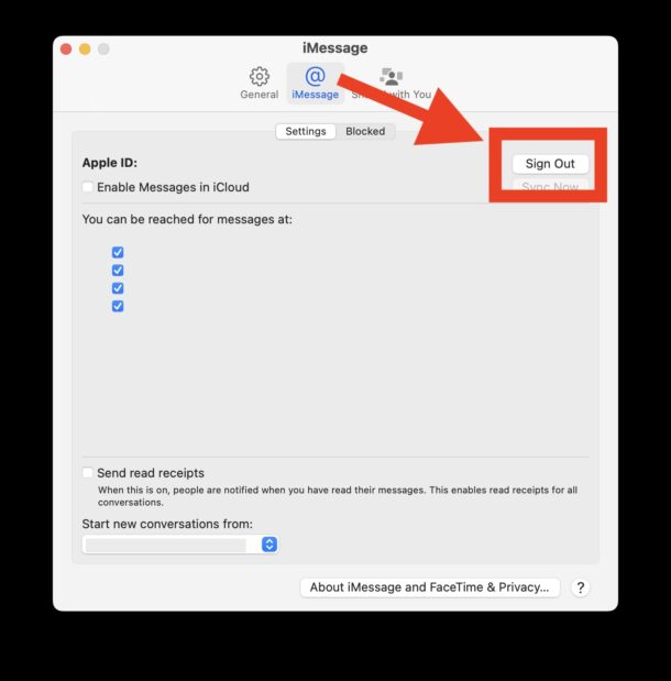 How to disable iMessage on Mac