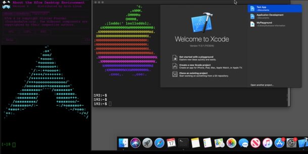 Docker-OSX Mac VM on Linux or Windows is possible