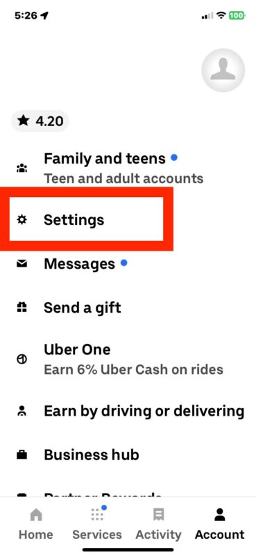 How to disable Uber promo notifications and marketing alerts
