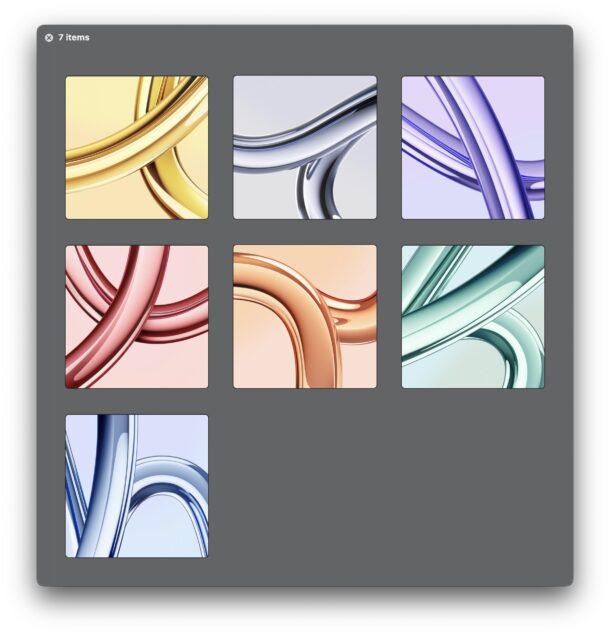 M3 iMac default wallpapers