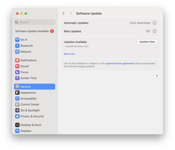 macOS Sonoma 14.2 update download