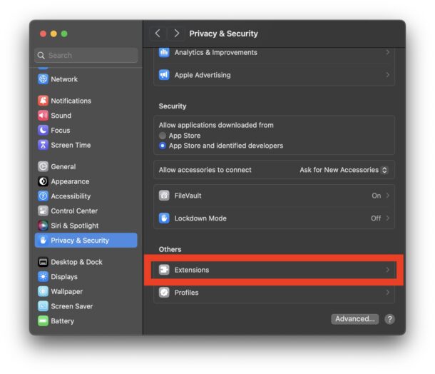 Finding the Extensions and Quick Actions settings is half the battle on modern MacOS versions