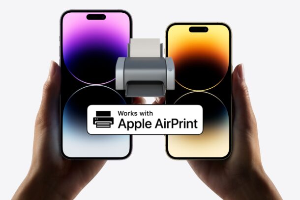 AirPrint on iPhone and iPad