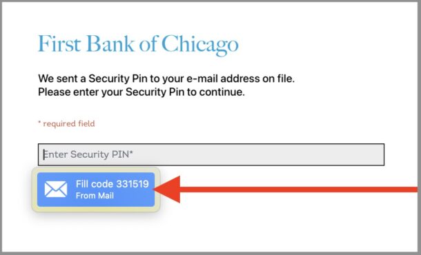 Comment remplir automatiquement les codes de sécurité depuis Mail sur Mac, iPhone ou iPad