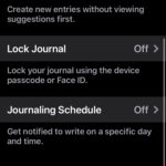 How to disable Journal Suggestions on iPhone
