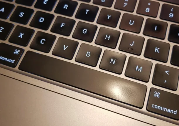 MG Siegler has a MacBook with shiny keys developing on the space bar