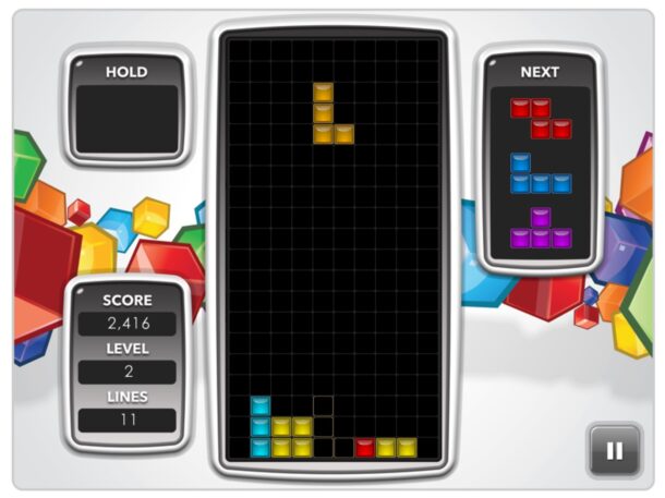 Play Tetris on the Mac from the web