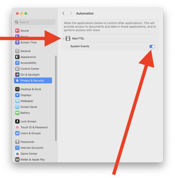 How to fix the app not authorized to send Apple events to System Events error on Mac