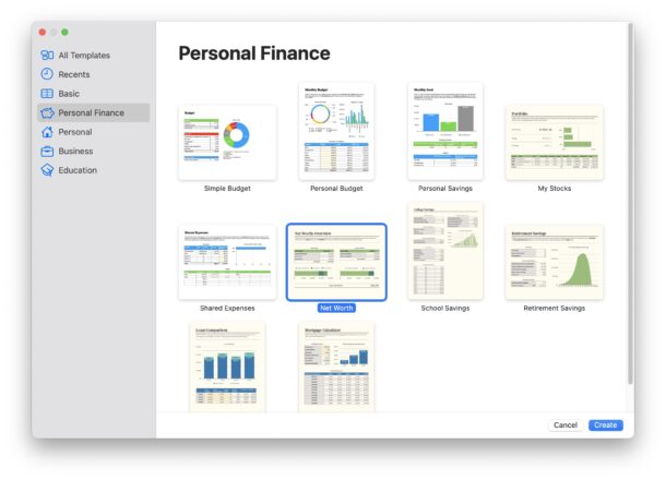 Track and calculate your net worth with a Numbers spreadsheet on iPhone iPad and Mac