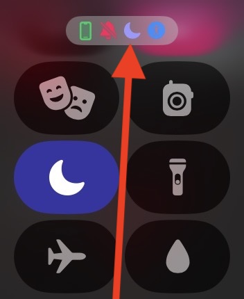 The Do Not Disturb indicator on Apple Watch