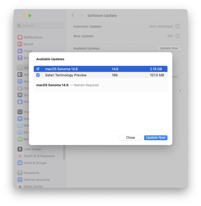 MacOS Sonoma 14.6 Update Released with Bug Fixes & Security Updates ...
