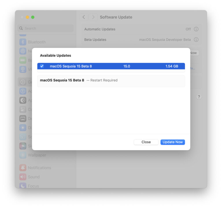 MacOS Sequoia 15 Beta 8 Available to Download - OS X Daily