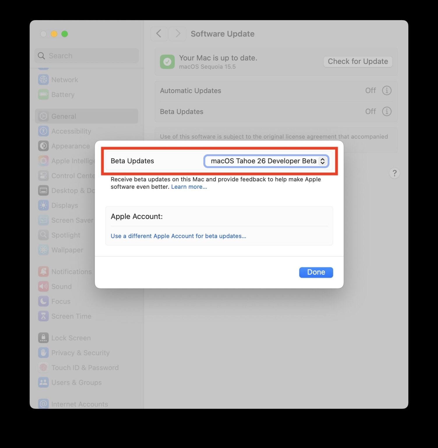 MacOS Tahoe 26 Beta 1 Available to Download Now - OS X Daily