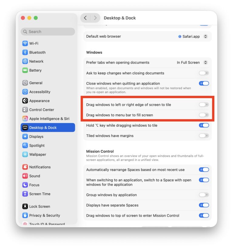 How to Disable Automatic Window Resizing in MacOS - OS X Daily