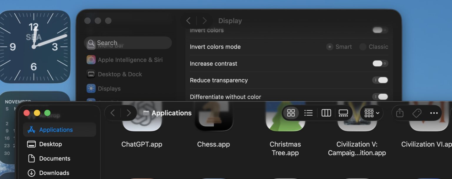 Reduce Transparency Does Not Work in macOS Tahoe 26.2 and 26.1? - OS X ...