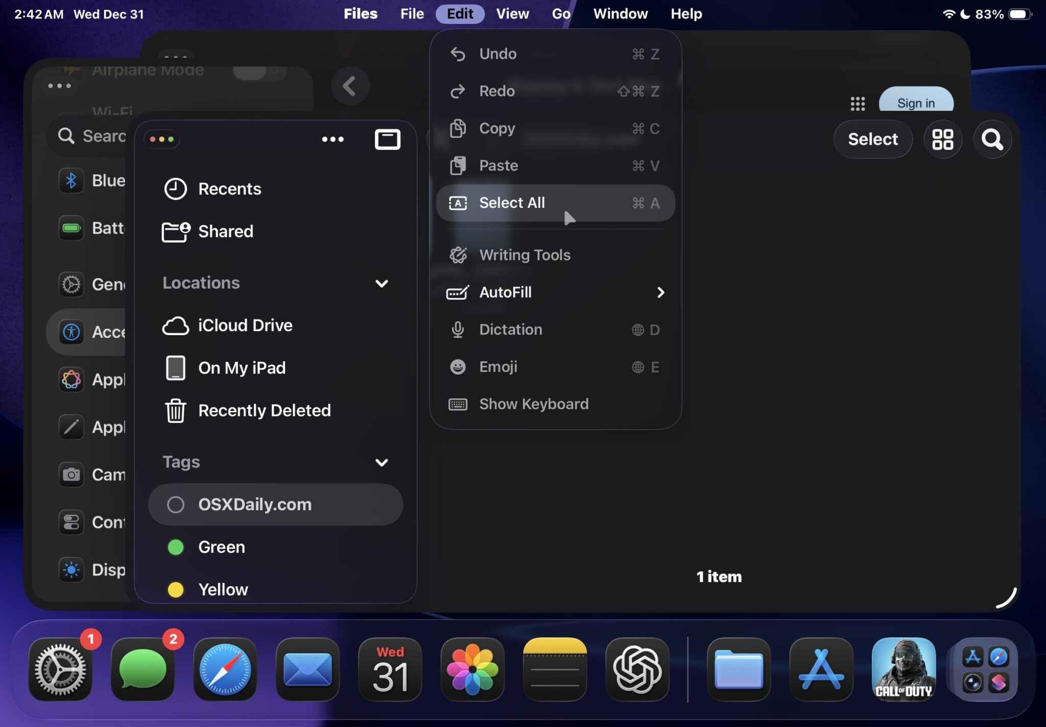 Window Mode App How to Use Windowed App Mode on iPad with iPadOS 26 - OS X Daily