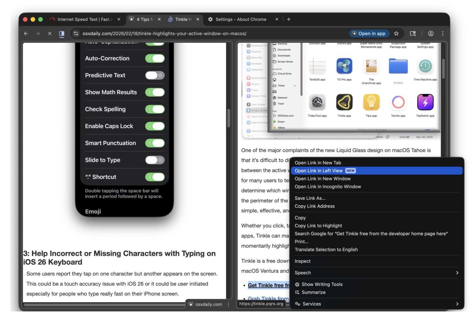 How to Use Split View in Google Chrome - OS X Daily