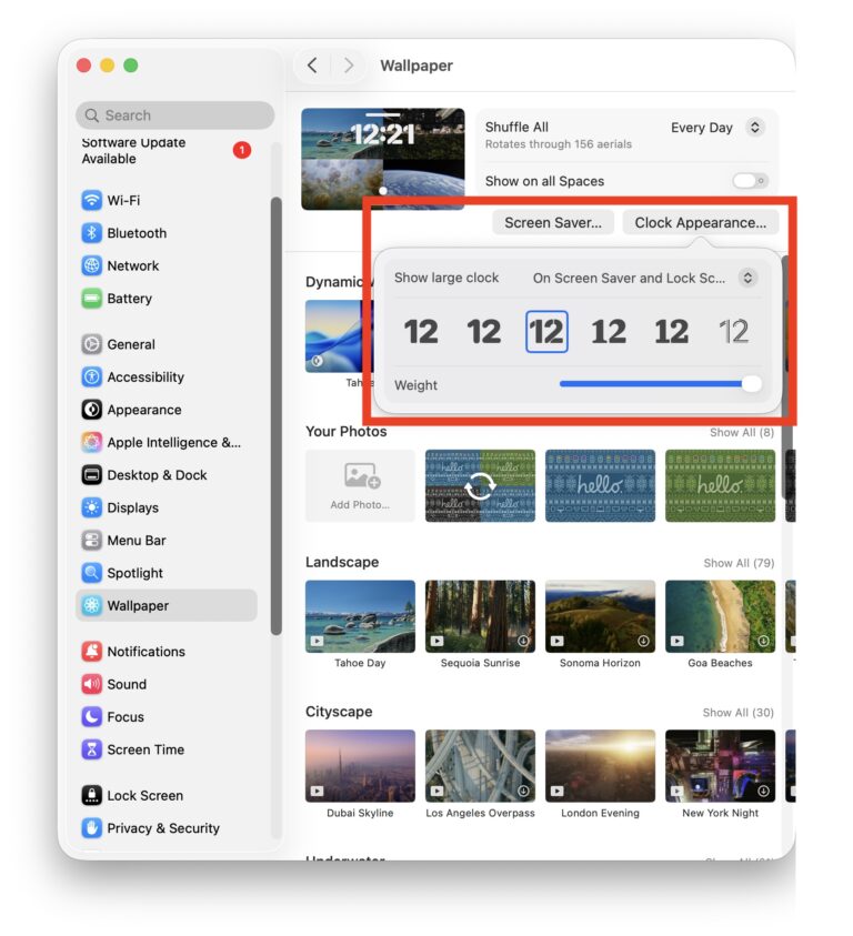 How to Customize the Lock Screen Clock on MacOS - OS X Daily