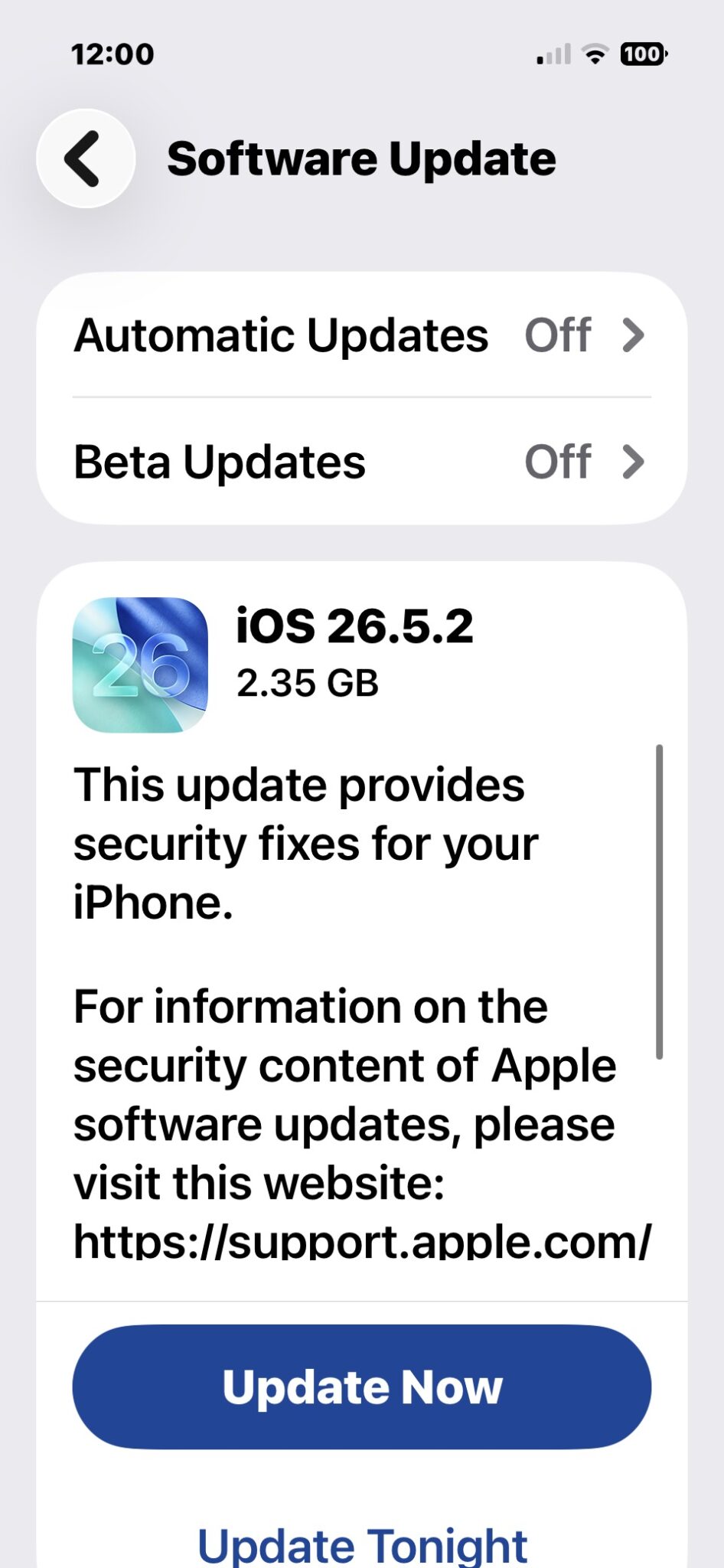 iOS 26.5.2 Update Released for iPhone & iPad with Security Patches - OS ...