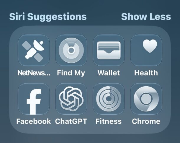 Remove an app from Siri Suggestions
